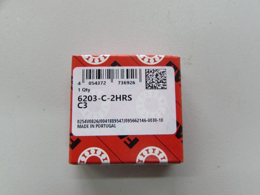 Ložisko 6203 2RS C3 FAG 17x40 klzné guľôčkové ložisko