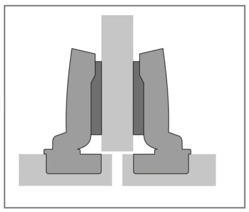 Hettich Twin Hinge Sensys mäkké zatváranie 52