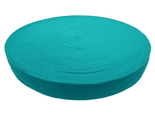32 mm tyrkysová bavlnená páska