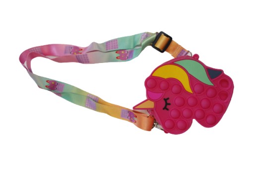 POPIT JEDNOROŽEC TAŠKA 13cm SPÍNA E1357 EMAJ