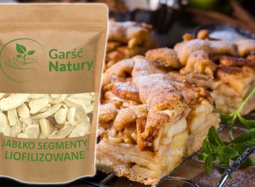 SEGMENTY JABLKA SUŠENÉ MRAZOM 50 g Sušené jablká BEZ CUKRU Leštidlo 0,05 kg