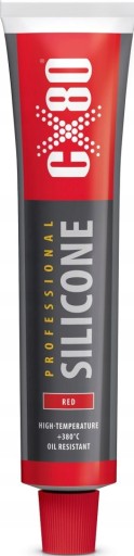 CX80 Red vysokoteplotný silikón - Tesniaca hmota 80ml