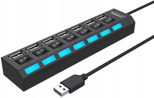 USB HUB SPLITTER 7 PORTOV USB 2.0 SPLITTER