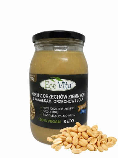 CRUNCH Arašidové maslo so soľou KETO 900g