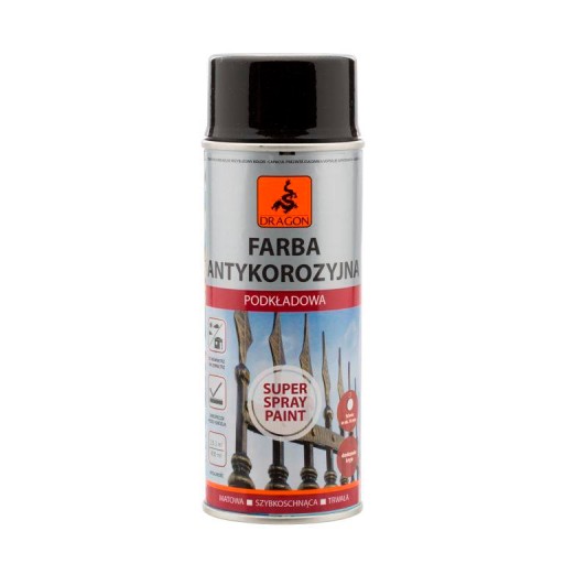 Antikorózna základná farba 400 ml ČIERNA 9011