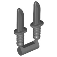 LEGO 44658 KNIFE DAGGER tmavosivá (1g)