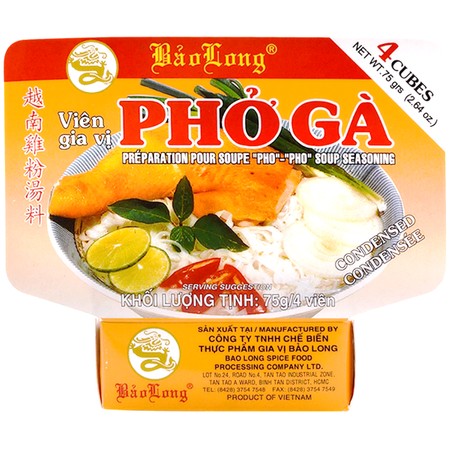 PHO GA kocky hydinového bujónu, 4 ks
