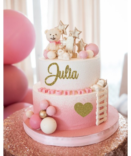 NAME TOPPER Voľný text Dekorácia na tortu