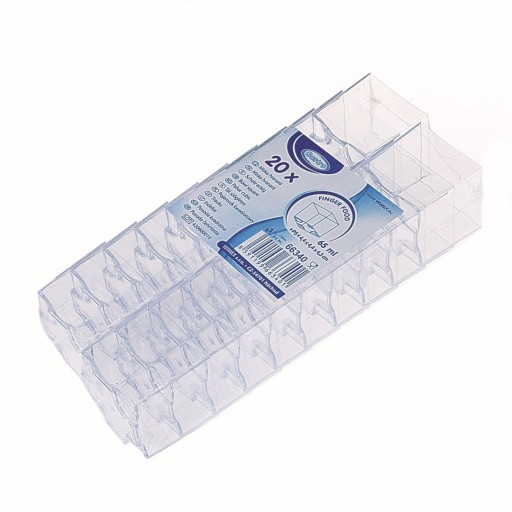 Štvorcová nádoba na šálky na dezerty, chuťovky, 65 ml, 20 ks