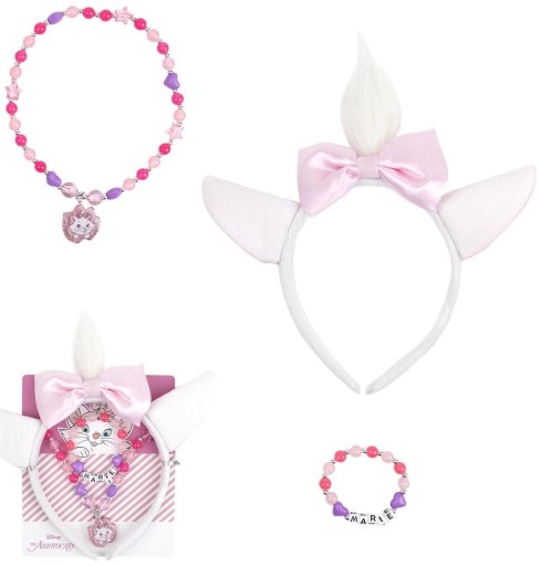 Sada šperkov Disney Marie Aristocrat pre dievčatá - 3 kusy