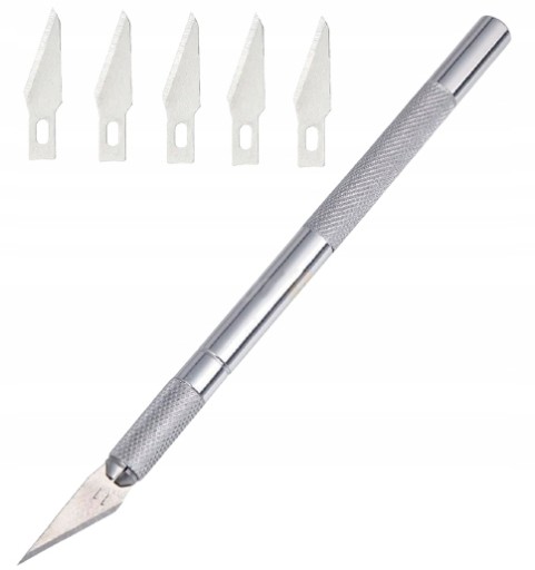NITEO TOOLS presný nôž, 5 čepelí