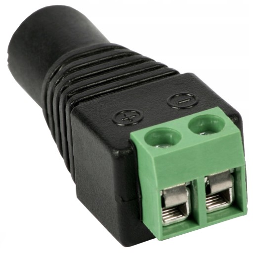 Sada konektorov Zásuvka DC 2,1 x 5,5 LED CCTV