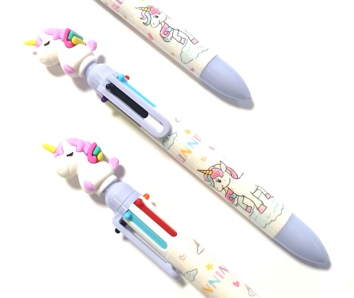 BALLPOINT 6 - FAREBNÝ DETSKÝ MULTICOLOR MULTICOLOR 6V1 UNICORN