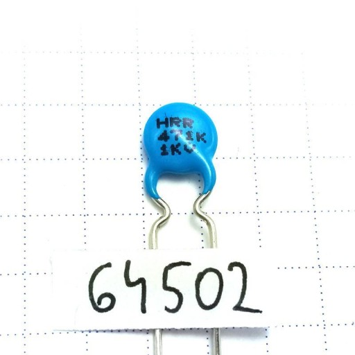 Keramický kondenzátor 470pF 1000V 1kV R5 10% Y5R RoHS SHM DEHR x25