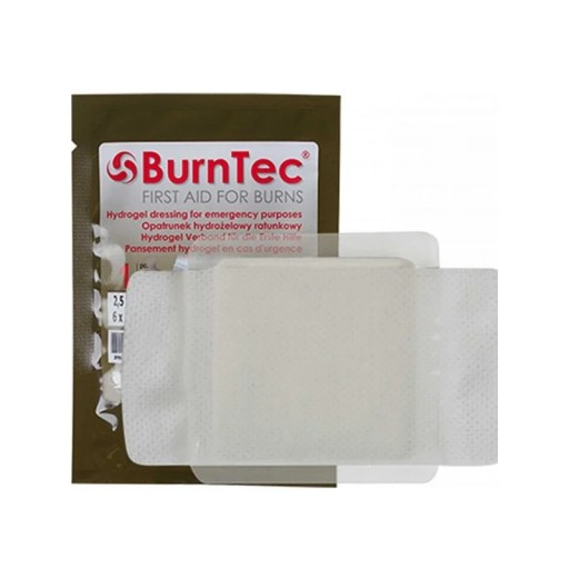 BurnTec záchranný hydrogélový obväz 12x12cm 1 ks.