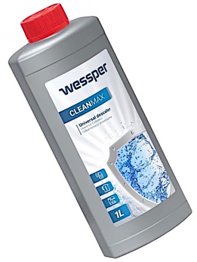 VÝKONNÝ tekutý odstraňovač vodného kameňa 1 l UNIVERZÁLNY VEĽKÝ Wessper pre kávovar - 1000 ml