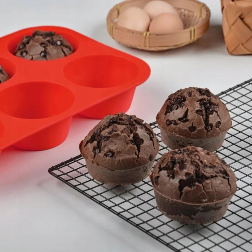 SILIKÓNOVÁ FORMA NA PEČENIE koláčikov, cupcakes, muffinov, MONOPORCIOVÁ forma