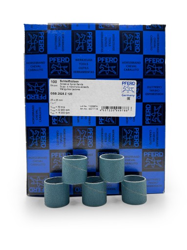 PFERD PUSHING BUSHING Pushings Zirkónium 25x25 P120 - 5 ks.
