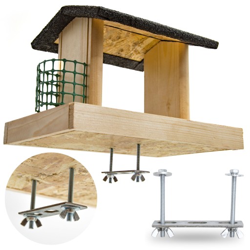 KĽÚČOVÁ SVORKA NA KRMÍTKO BOX PRE DIVIAKY VTÁKY BALKÓN