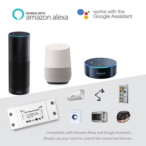 MOES TUYA Wi-Fi Smart Switch ovládač 10A MS-101 svetelná zásuvka