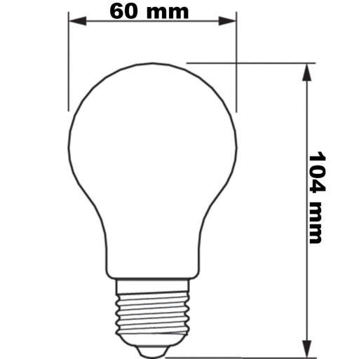 E27 A60 LED žiarovka 10,5W = 100W 1521lm 2700K Teplé vlákno PHILIPS