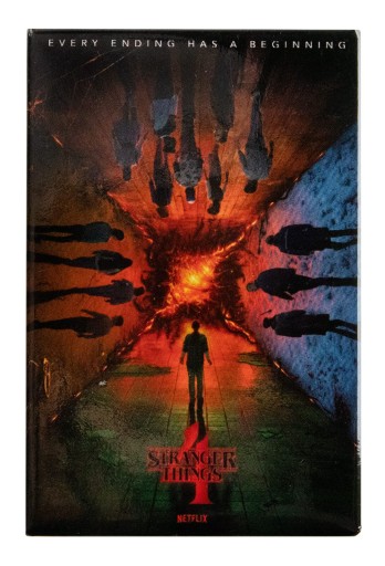 Dekoračný magnet na chladničku Stranger Things
