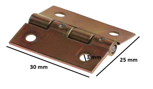 PLOCHANÝ NÁBYTOVÝ PÁN NA NÁBYTOK 30x25 MM SET