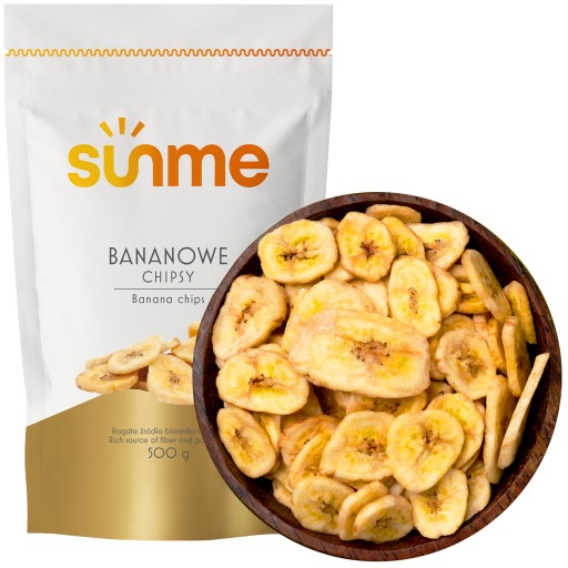 SUŠENÉ BANÁNY 500g Banánové lupienky