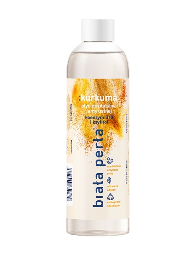 ÚSTNA VODA BIELA PERLA 250ML KURKUMA