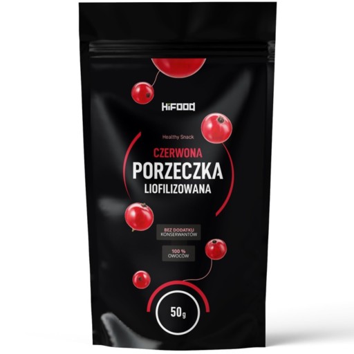 RÍBEZLE ČERVENÉ SUŠENÉ MRAZOM 50g HiFOOD