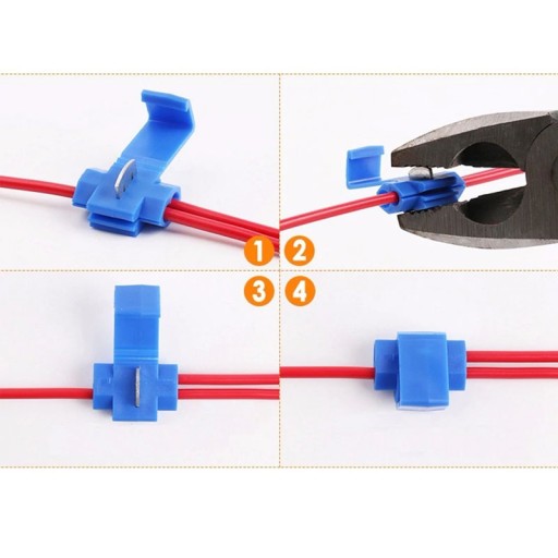 ELEKTRICKÉ RÝCHLOKONEKTORY SADA 50 ELEKTRICKÝCH KONEKTOROV