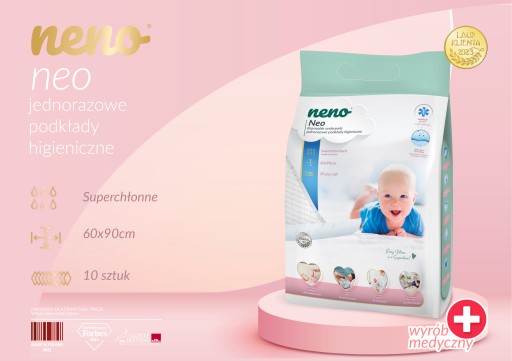 Neno NEO Jednorazové podložky 60x90 Prebaľovací pult x10