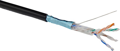 ALANTEC FTP 5e krútená dvojlinka, externý gél, 100% Cu