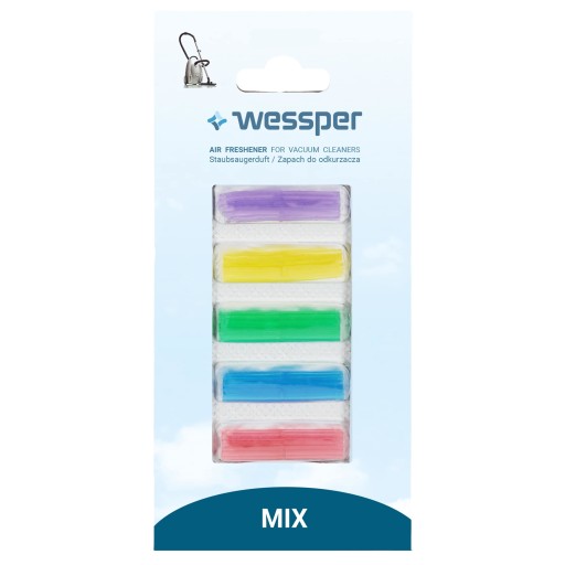 5x Zmes vôní do vysávača - Vonné tyčinky do vysávača mix vôní