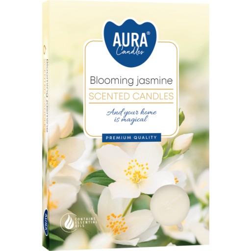 BISPOL Aura 4H voňavé ohrievače BLOOMING JASMINE 6 ks.