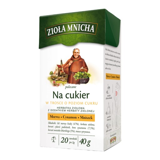 VEĽKOAKTÍVNE MNÍŠSKÉ BYLINKY NA CUKOR bylinkový čaj 20 VRECKOV