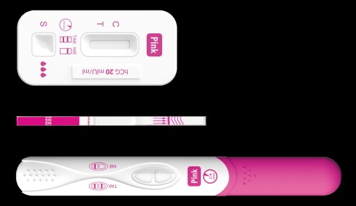 3x TEHOTENSKÝ TEST SUPER CITLIVÝ TAŠTIČKA RUŽOVÁ RÝCHLA Citlivá Presná