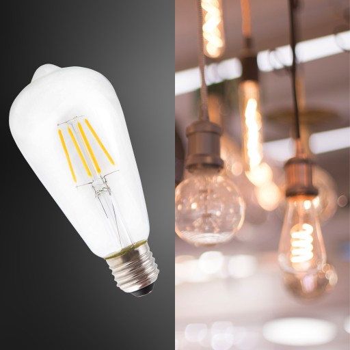 LED žiarovka 12W st64 e27 edison