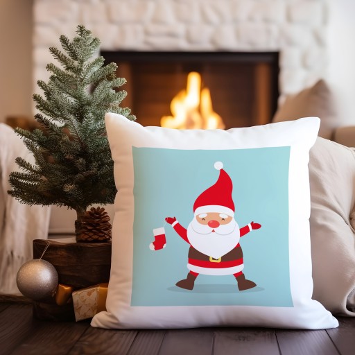 DEKORATÍVNY OBJAL NA VANKÚŠ 40x40 VIANOČNÝ S POTLAČ