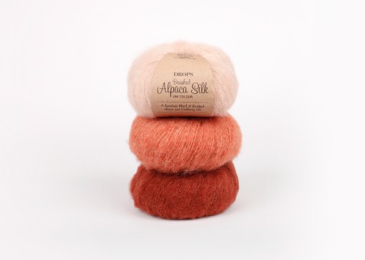 Drops Brushed Alpaca Silk hodvábna horká ružová 31)