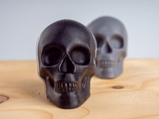 DEKORATÍVNE MYDLO DARČEK LEBKA LEBEKA halloween NARODENINOVÁ SVADBA 2x