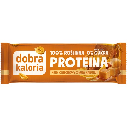 Vegánska proteínová tyčinka Dobra Kaloria Caramel 45g