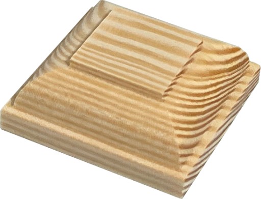 Baldachýny na drevenom stĺpiku Pyramída typ 10cm - 4cm
