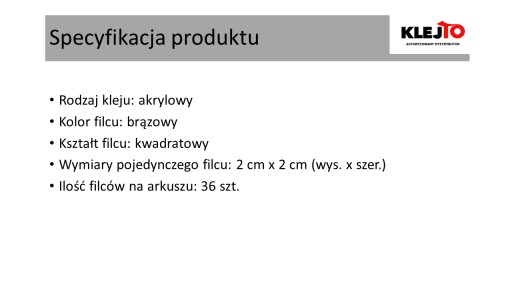STAROSTLIVOSŤ O PODLAHU samolepiace plsti 20 x 20 mm HNEDÁ