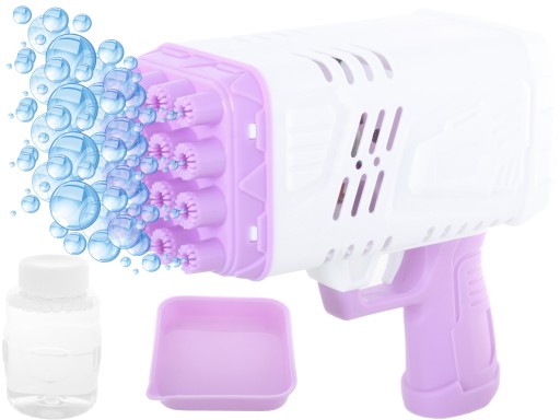 Bubble Bazooka STRÚŠAČ BUBLINOVÝCH PISTOL + TEKUTINY