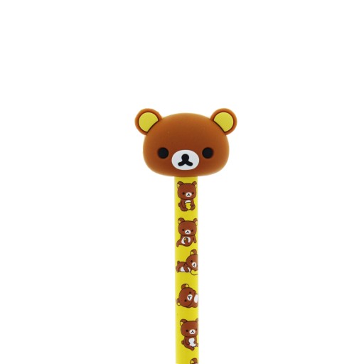 Ceruzka MEDVEĎ RILAKKUMA s 3D silikónovou figúrkou - HB