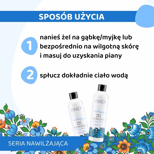 VIANEK Hydratačný sprchový gél