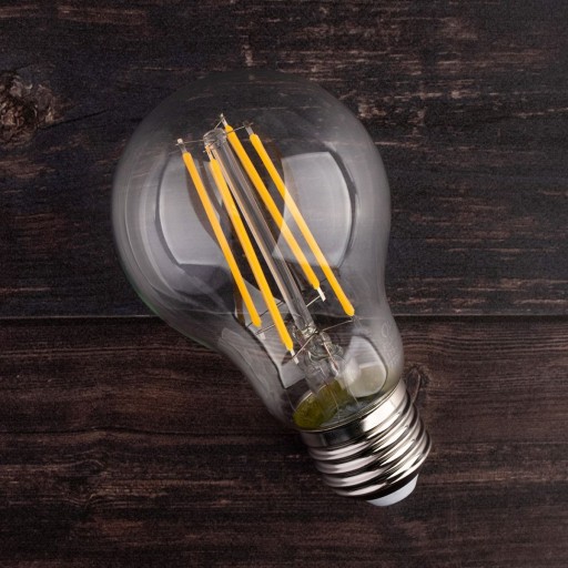 E27 A60 LED žiarovka 11W = 100W 1521lm 3000K Teplá 360° LUMILED vlákno