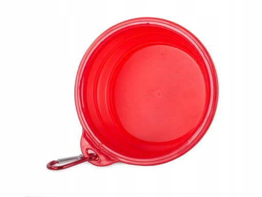 Skladacia silikónová cestovná miska pre psa, 0,4 l