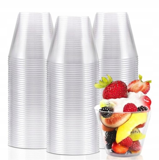 SNACK CONTAINERS dezertné poháre 150ml 24 ks